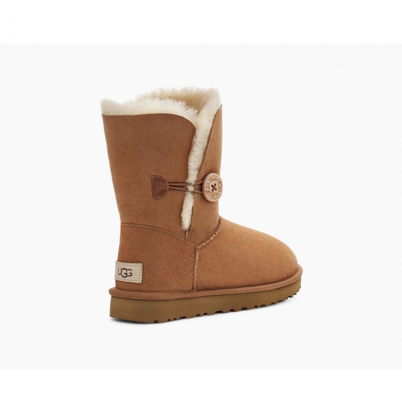 UGG Bailey Button II Čižmy Z Ovčej Kože Damske Hnede | SK-672IQNOHV