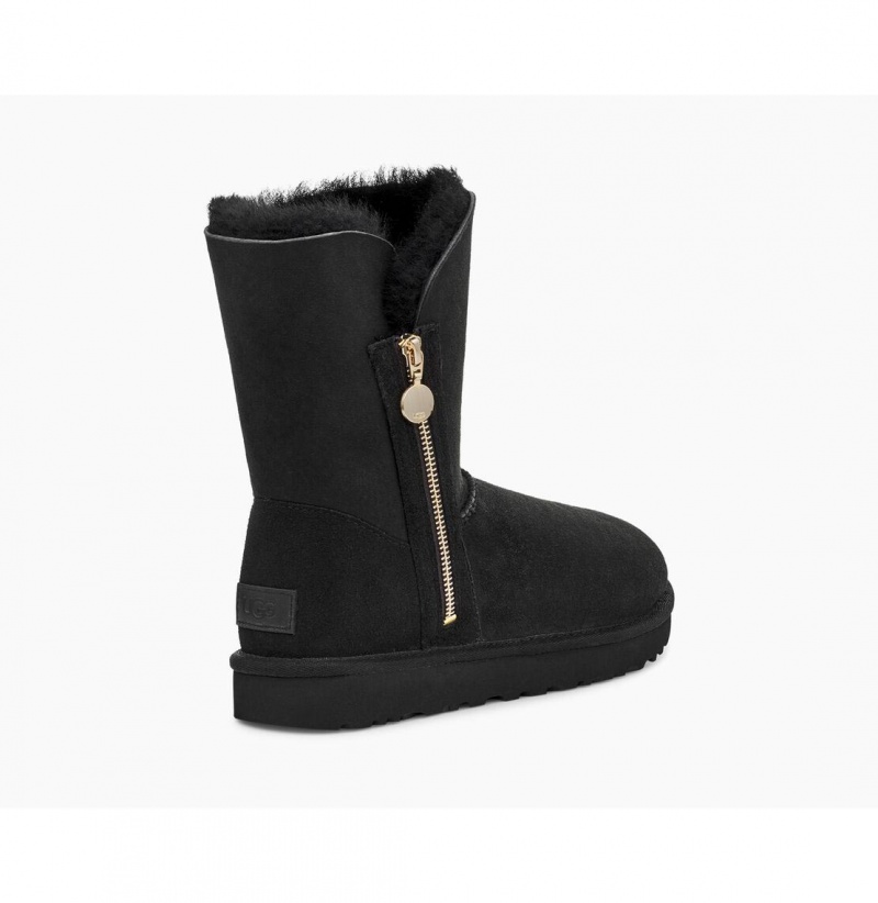 UGG Bailey Zip Kratke Zimne Topanky Damske Čierne | SK-623FSTVMP