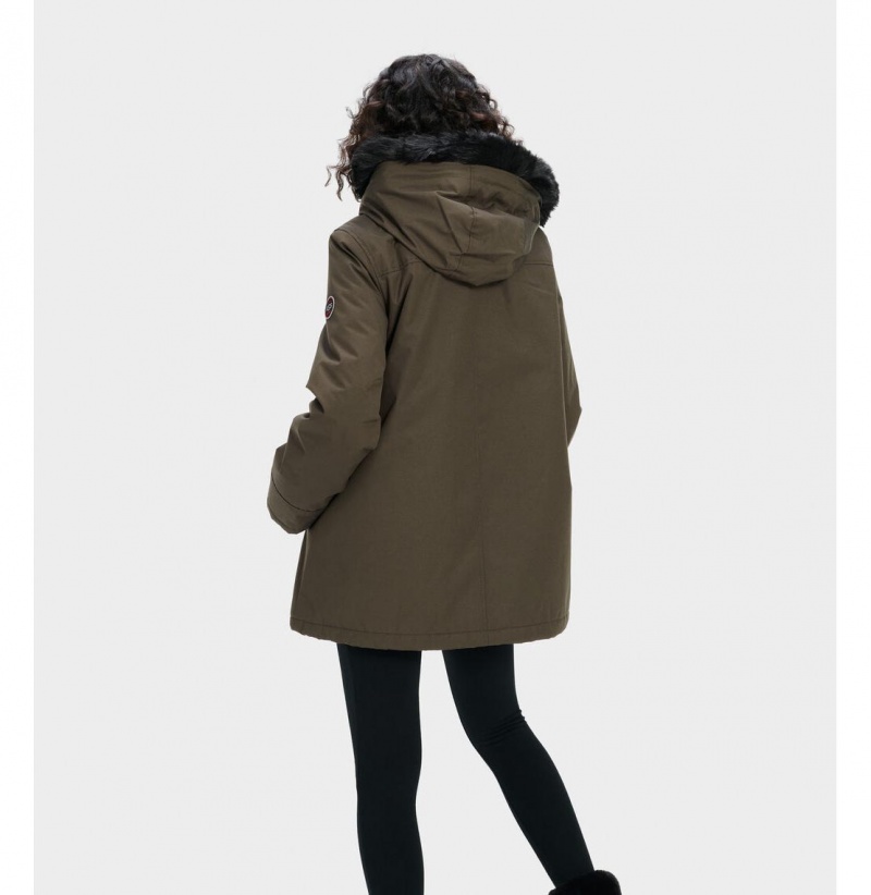 UGG Bernice Bundy Parka Damske Olivovo Zelená | SK-972FCKMGV