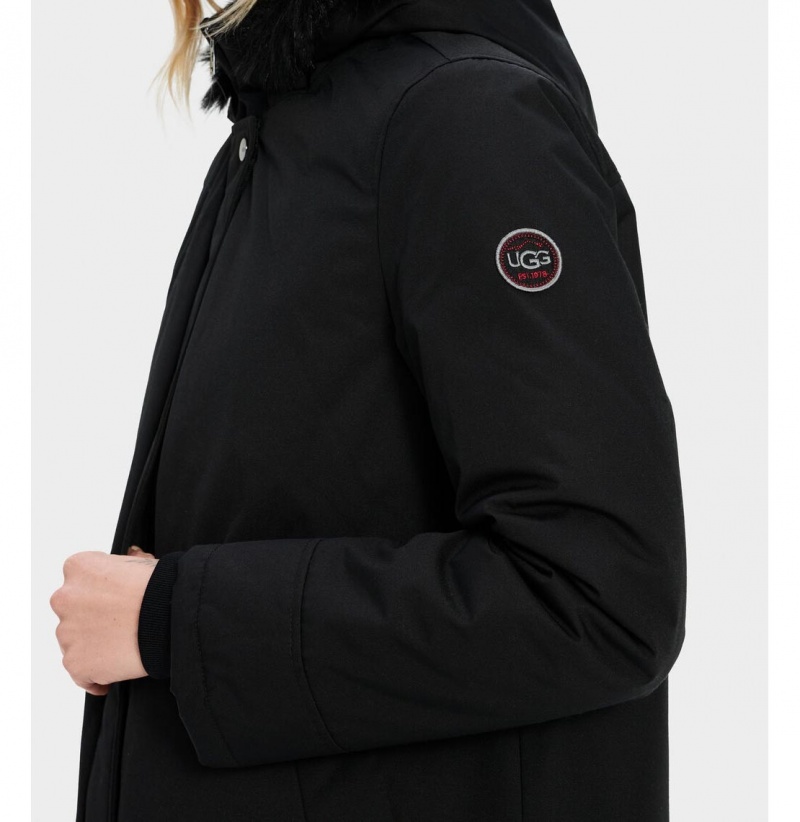 UGG Bernice Bundy Parka Damske Čierne | SK-231PZYBIW