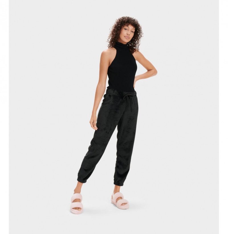 UGG Betsey Fleece Bottoms Župan Damske Čierne | SK-726YJUCFK