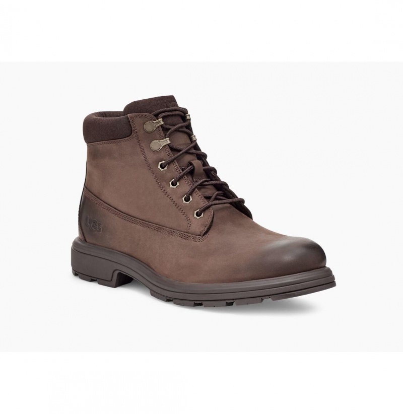 UGG Biltmore Stredne Plain Spicou Chukka Topanky Panske Tmavo Káva | SK-562LSDZMK