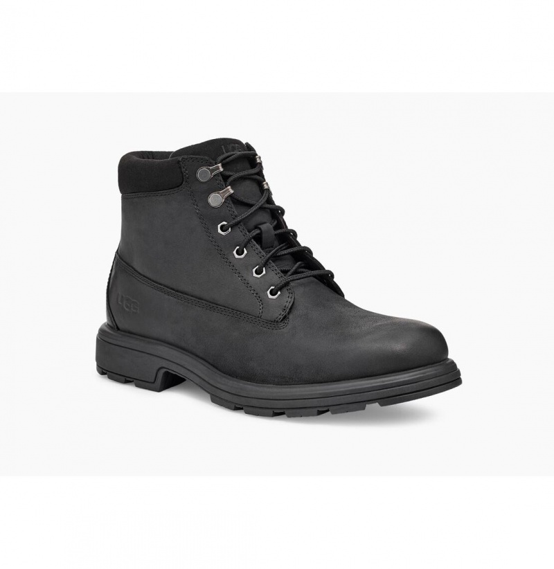UGG Biltmore Stredne Plain Spicou Chukka Topanky Panske Čierne | SK-958QVNMHT