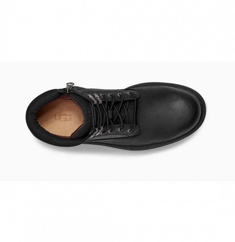 UGG Biltmore Stredne Plain Spicou Chukka Topanky Panske Čierne | SK-958QVNMHT
