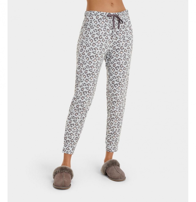 UGG Birgit Print Pajama Set Župan Damske Siva Leopardie | SK-145LYXHOR