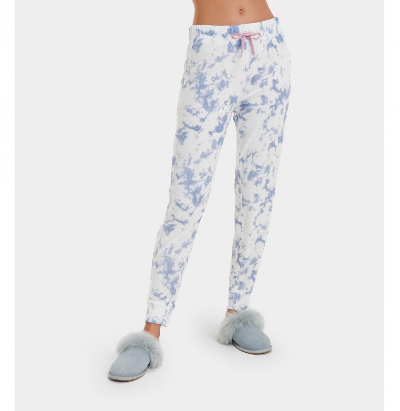 UGG Birgit Print Pajama Set Župan Damske Biele Kvetinové | SK-678HXKPWJ