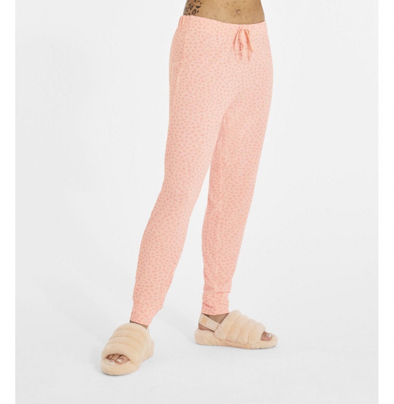 UGG Birgit Print Pajama Set Župan Damske Leopardie | SK-143IMEPSX
