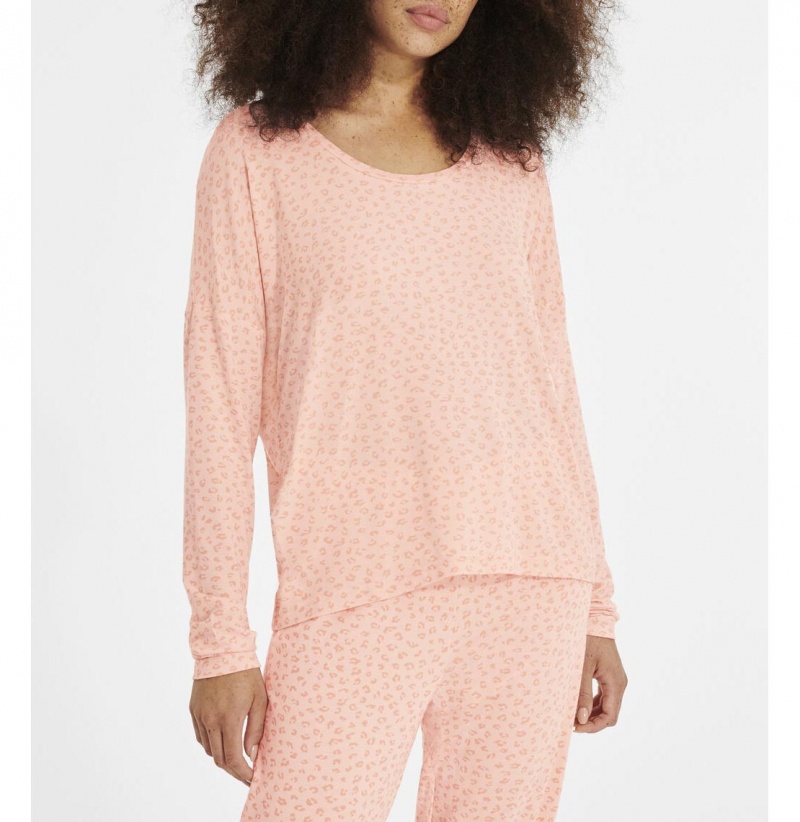UGG Birgit Print Pajama Set Župan Damske Leopardie | SK-143IMEPSX