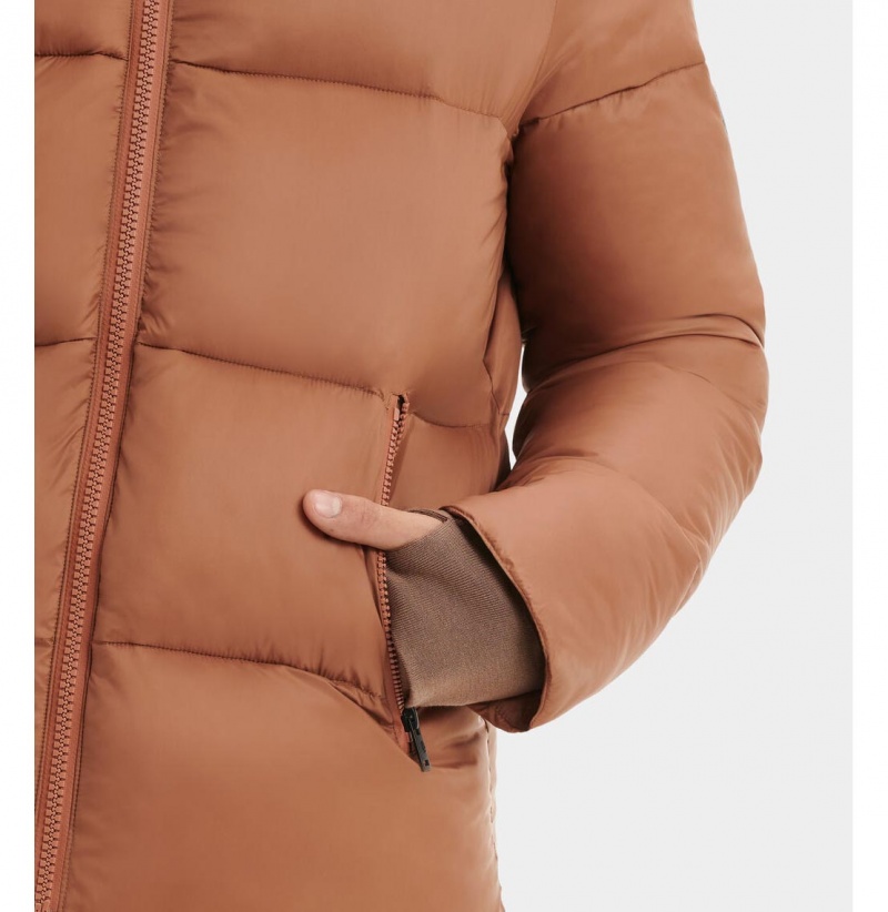 UGG Brayden Puffer Bundy Panske Hnede | SK-374JPAFVZ
