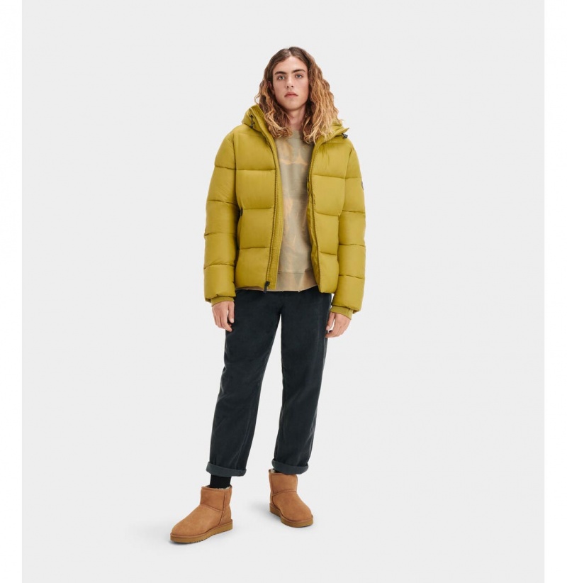 UGG Brayden Puffer Bundy Panske Zelene | SK-356QYLGAU