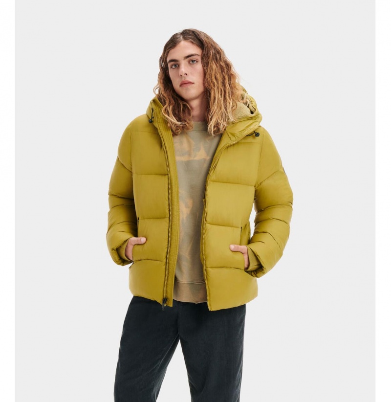 UGG Brayden Puffer Bundy Panske Zelene | SK-356QYLGAU