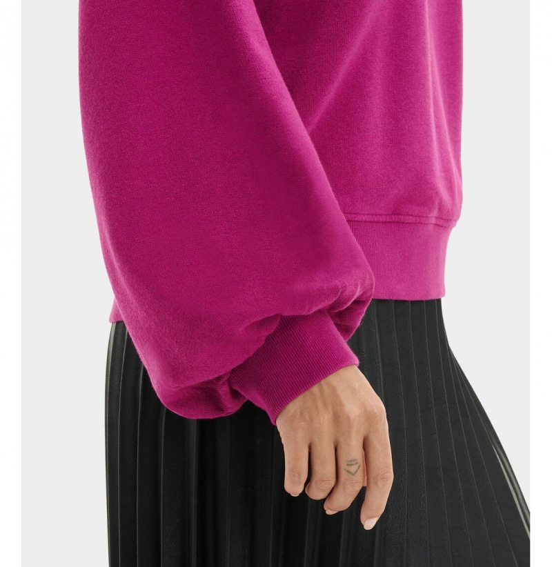 UGG Brook Balloon Sleeve Crewneck Mikina Damske Nachový | SK-241REBGZK