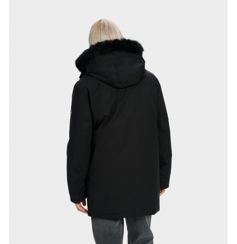 UGG Butte Bundy Parka Panske Čierne | SK-035EPDOLQ