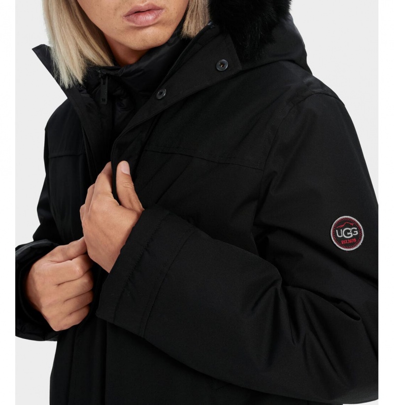 UGG Butte Bundy Parka Panske Čierne | SK-035EPDOLQ