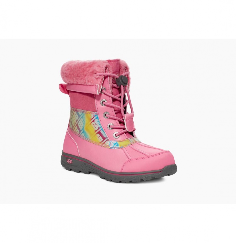 UGG Butte II Chromatic Snehule Detske Ruzove Ruzove | SK-157ZRVODN