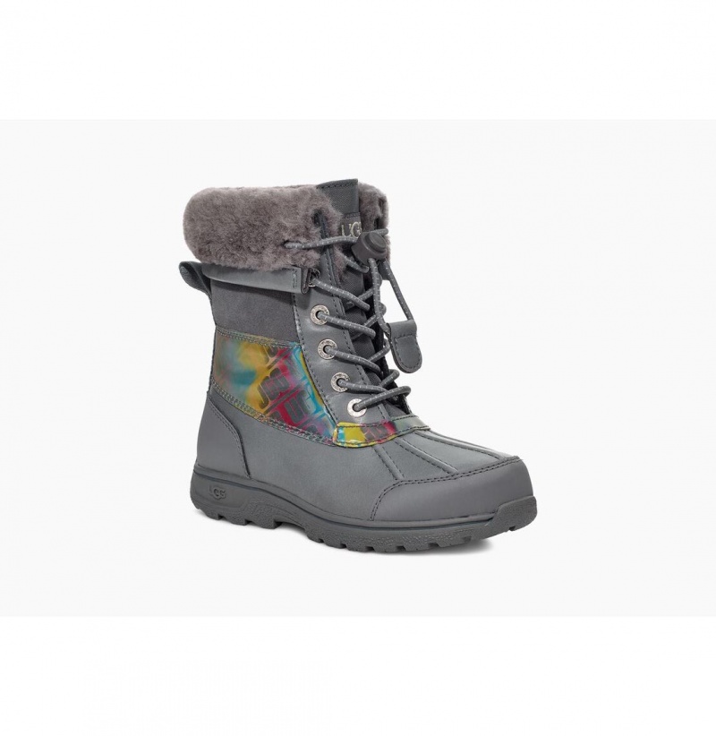 UGG Butte II Chromatic Snehule Detske Tmavo Siva | SK-092EUBVRA