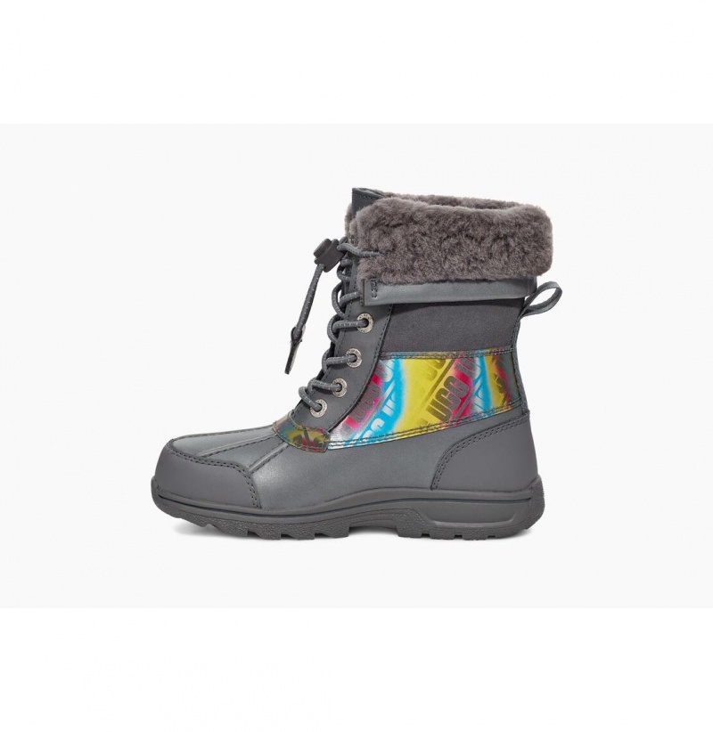 UGG Butte II Chromatic Snehule Detske Tmavo Siva | SK-092EUBVRA