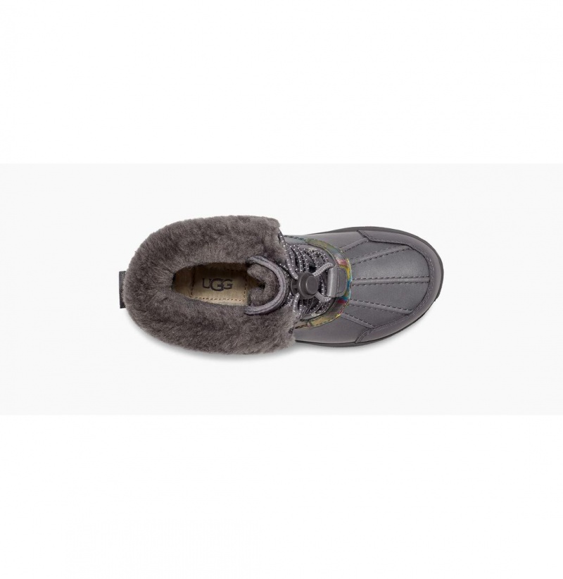UGG Butte II Chromatic Snehule Detske Tmavo Siva | SK-092EUBVRA
