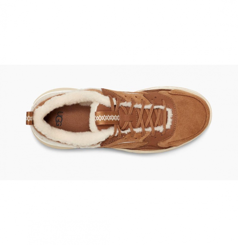 UGG CA805 Spill Seam Tenisky Damske Hnede | SK-407QNXYJE