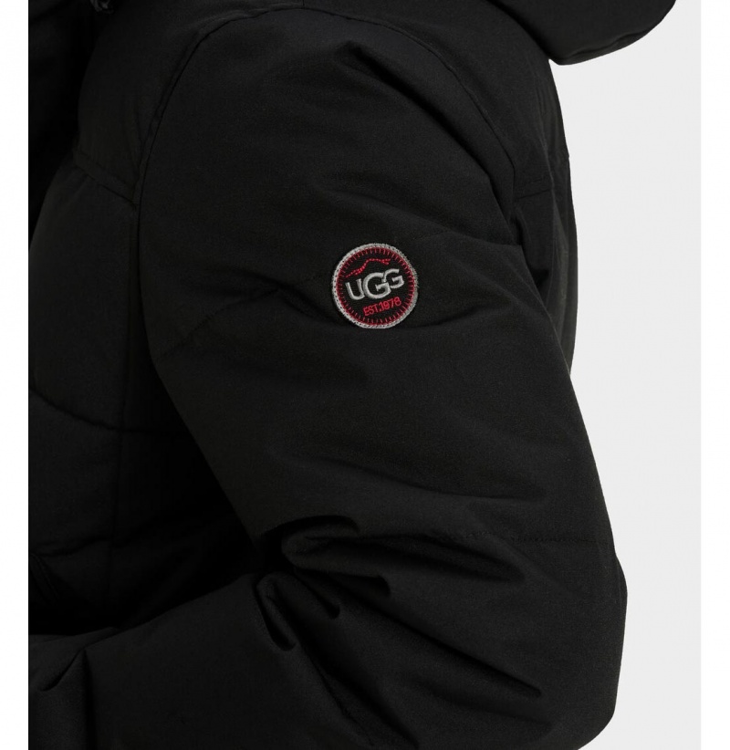 UGG Cadin Hip-Length II Bundy Parka Panske Čierne | SK-910LSJWIA