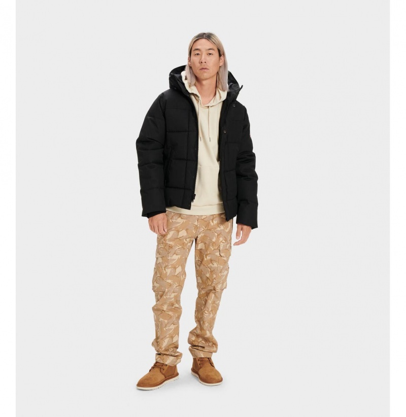 UGG Cadin Hip-Length II Bundy Parka Panske Čierne | SK-910LSJWIA