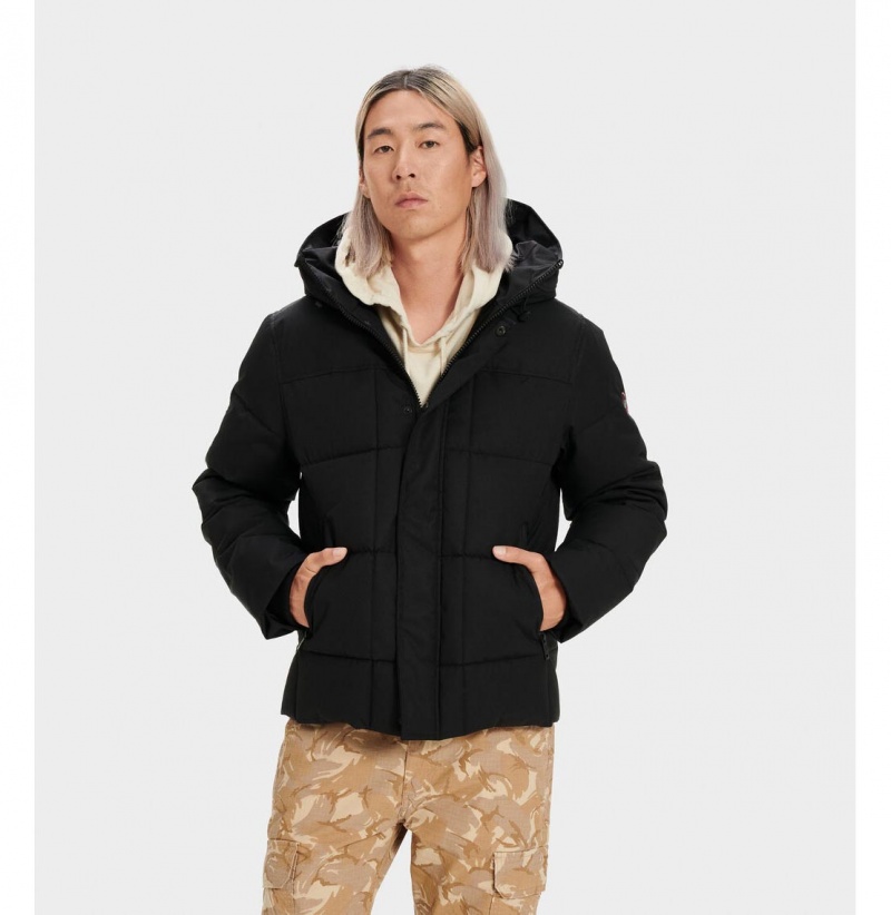 UGG Cadin Hip-Length II Bundy Parka Panske Čierne | SK-910LSJWIA