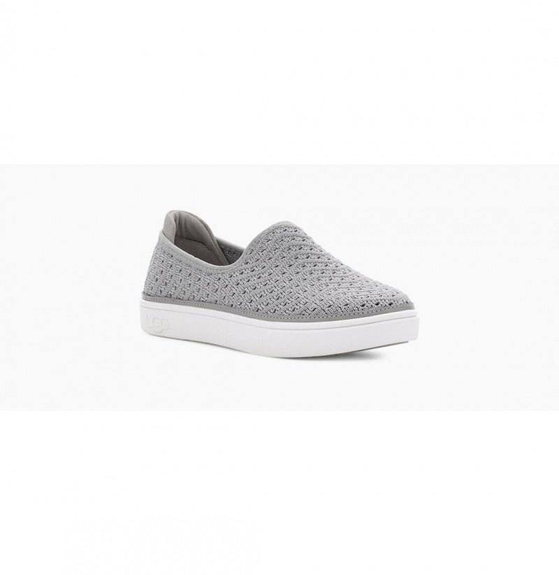 UGG Caplan Slip-On Tenisky Detske Siva | SK-502ZKUBEY