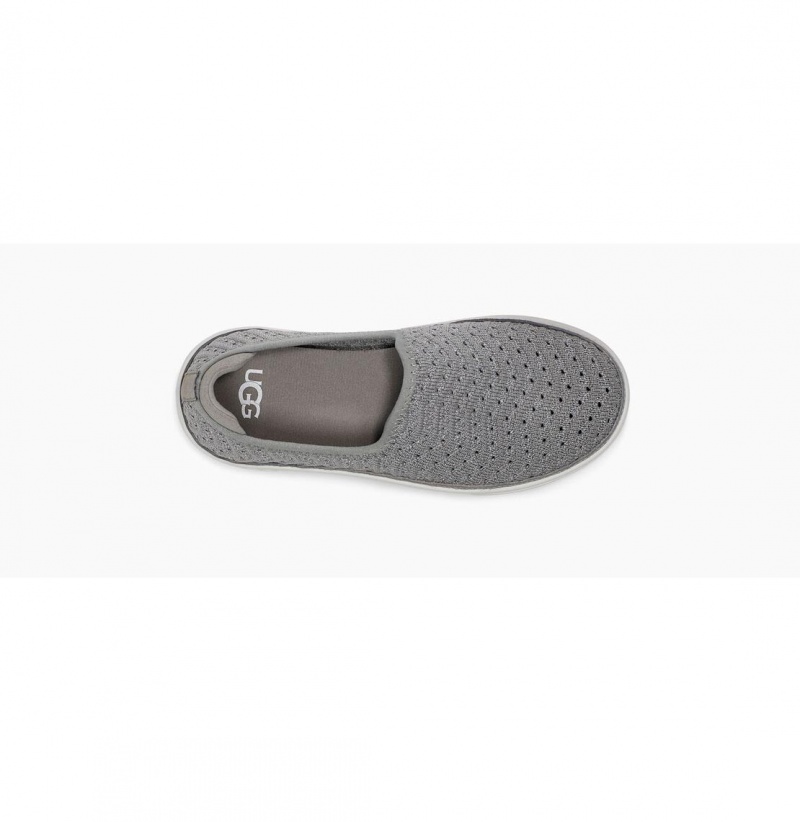 UGG Caplan Slip-On Tenisky Detske Siva | SK-502ZKUBEY