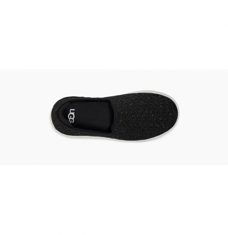 UGG Caplan Slip-On Tenisky Detske Čierne | SK-269EZPFTK