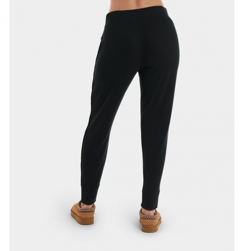 UGG Casia Jogger Nohavice Damske Čierne | SK-705TPJMWK