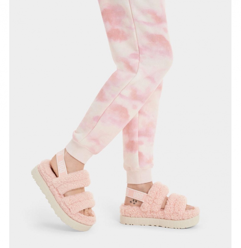 UGG Cathy Jogger Nohavice Damske Ruzove Kvetinové | SK-864JORUCF