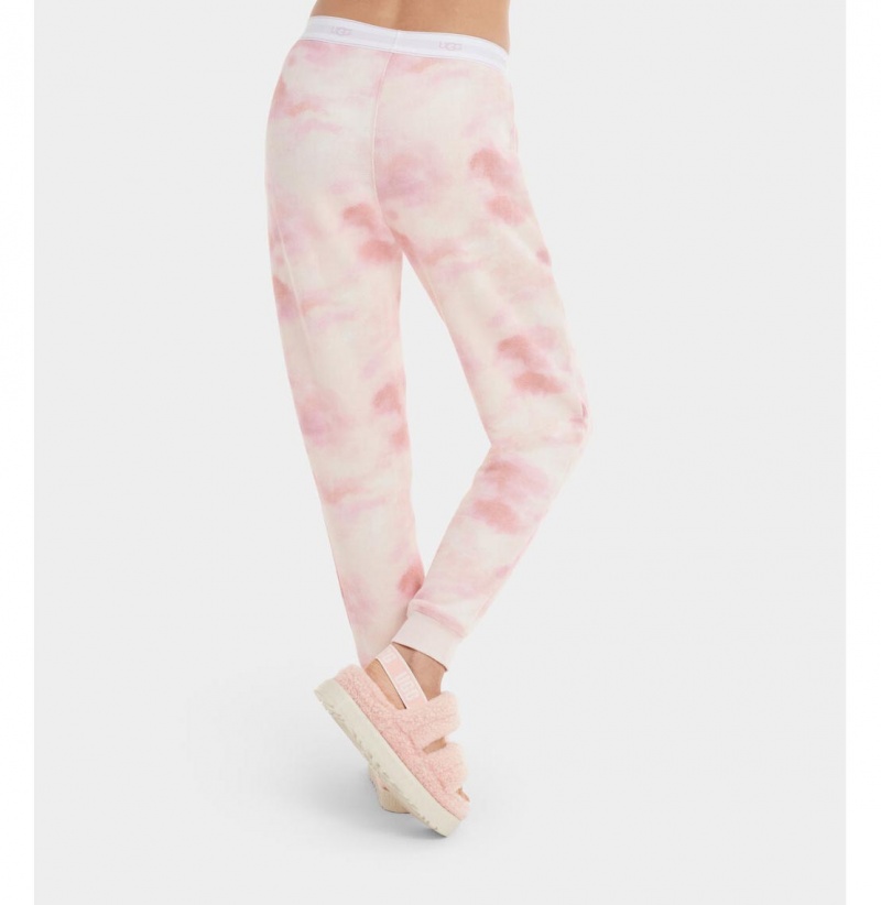 UGG Cathy Jogger Nohavice Damske Ruzove Kvetinové | SK-864JORUCF