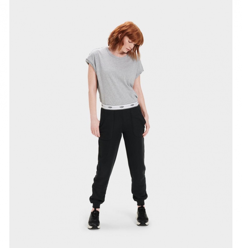 UGG Cathy Jogger Nohavice Damske Čierne | SK-683ILXZPN