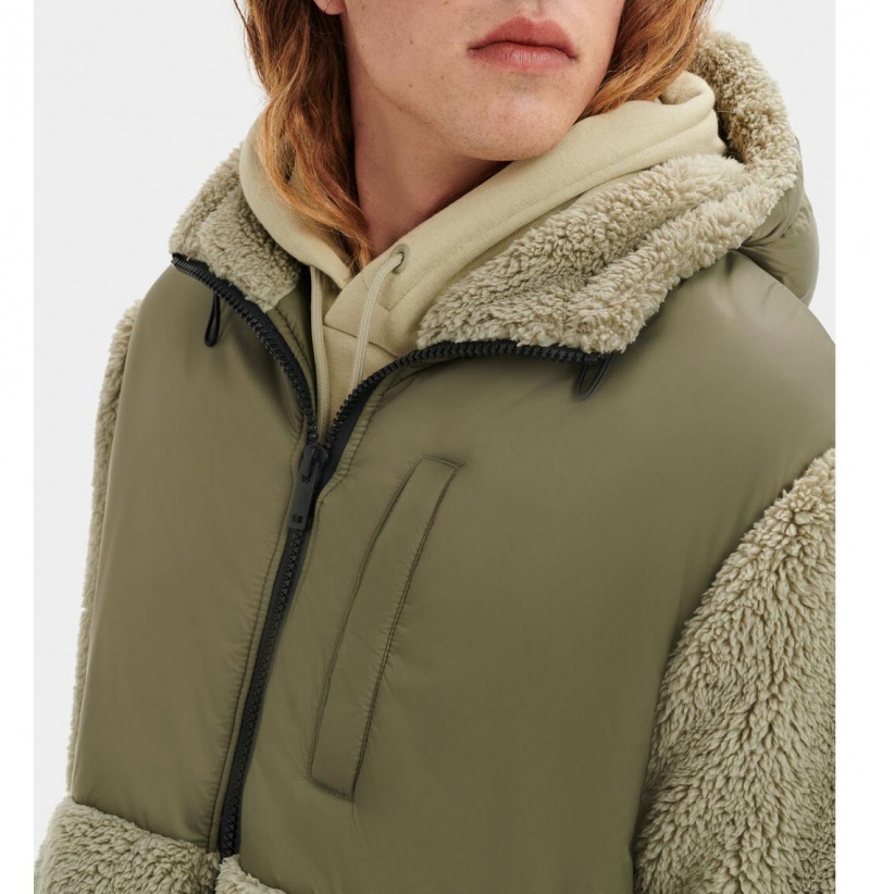 UGG Conroy Sherpa Bundy Panske Siva | SK-128PWDCSY