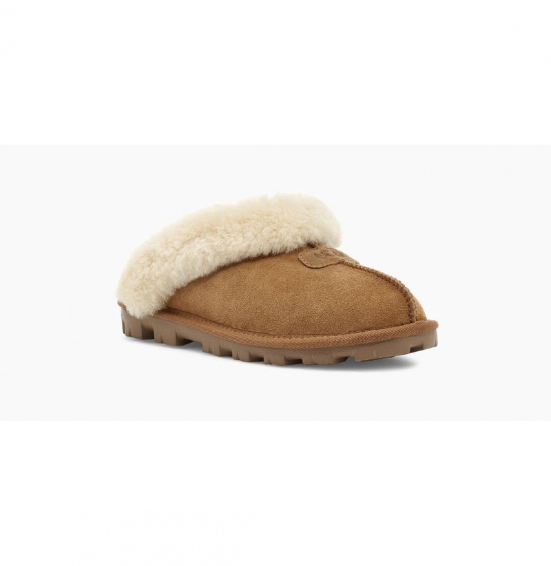 UGG Coquette Papuce Damske Hnede | SK-943VXLAQS