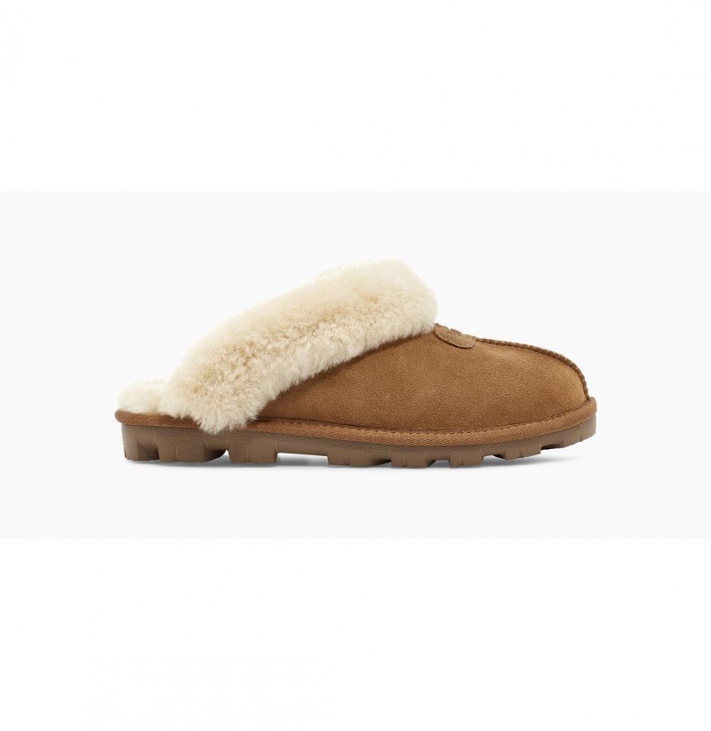 UGG Coquette Papuce Damske Hnede | SK-943VXLAQS
