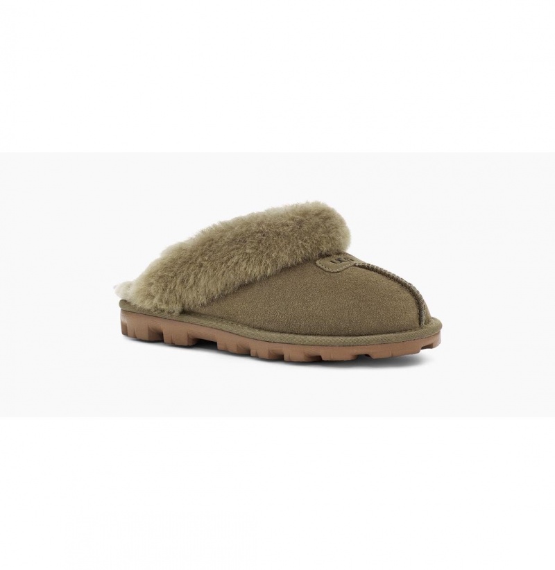 UGG Coquette Papuce Damske Olivovo Zelená | SK-934FMCUGE