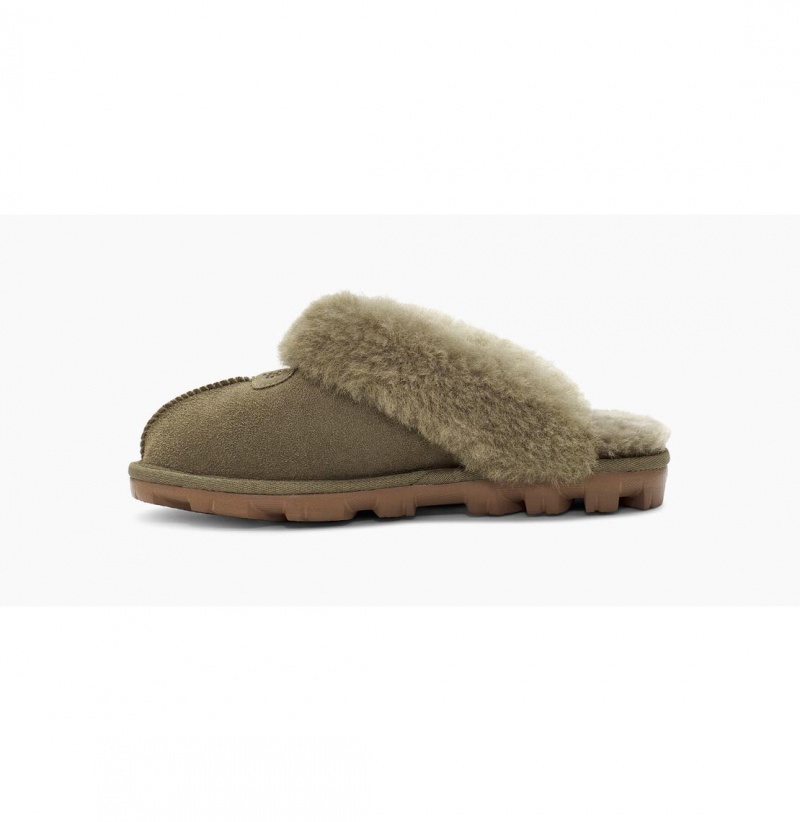 UGG Coquette Papuce Damske Olivovo Zelená | SK-934FMCUGE