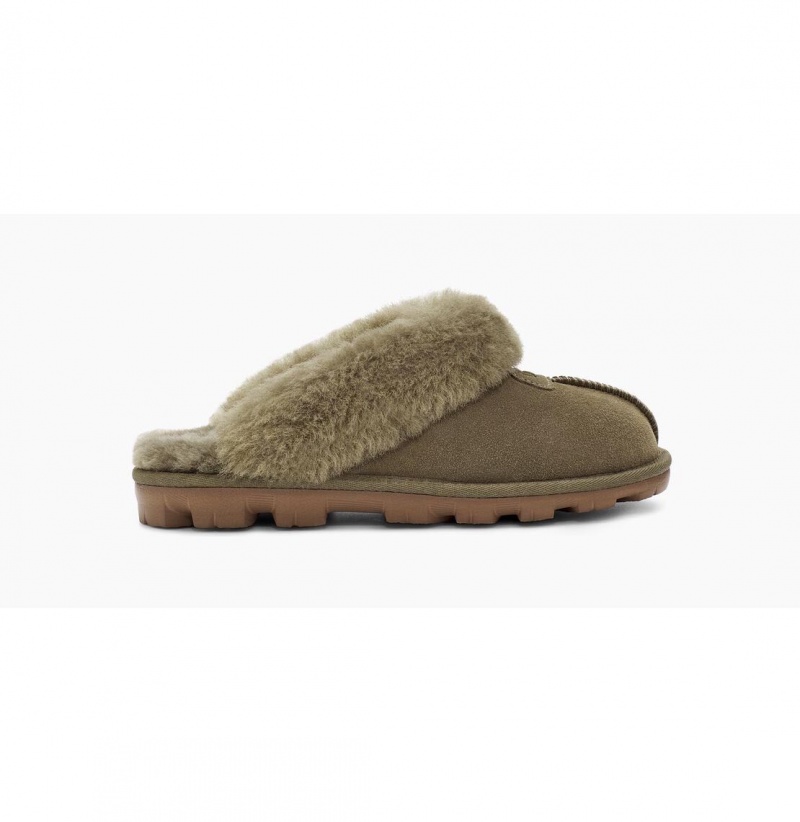 UGG Coquette Papuce Damske Olivovo Zelená | SK-934FMCUGE