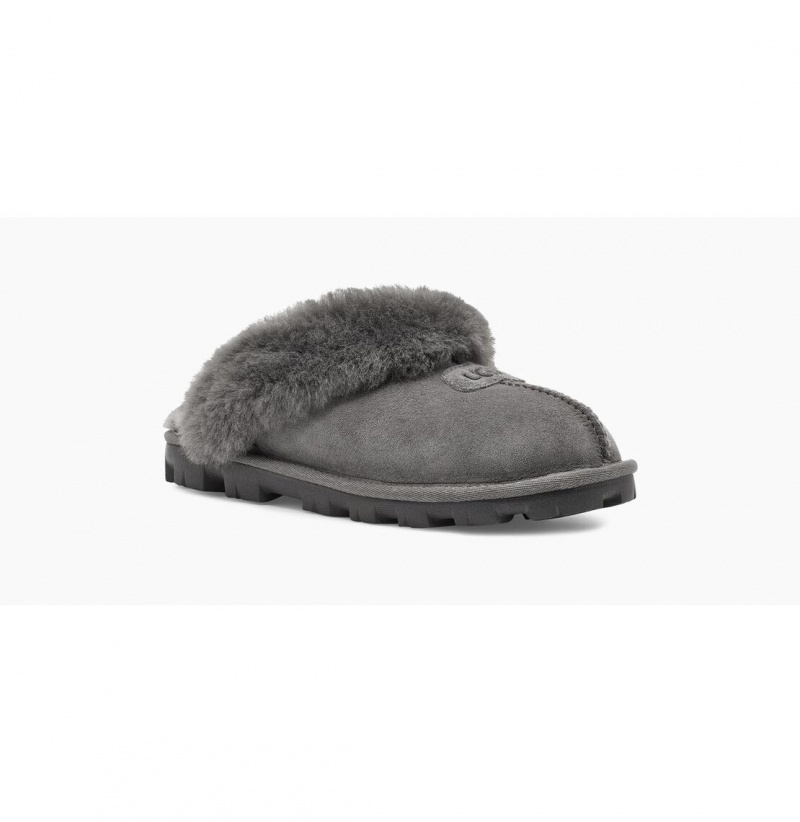 UGG Coquette Papuce Damske Siva | SK-635NSYEIP