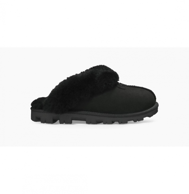 UGG Coquette Papuce Damske Čierne | SK-270RAYSDG