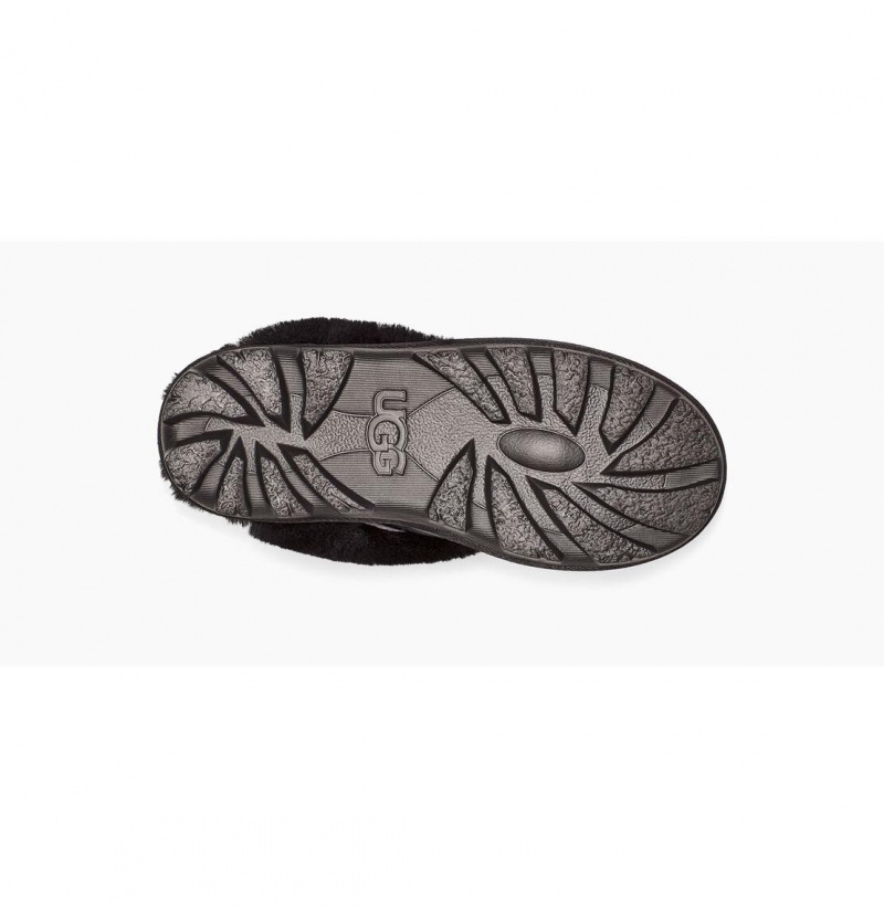 UGG Coquette Ugg Logo Papuce Damske Čierne | SK-809DQOHLA