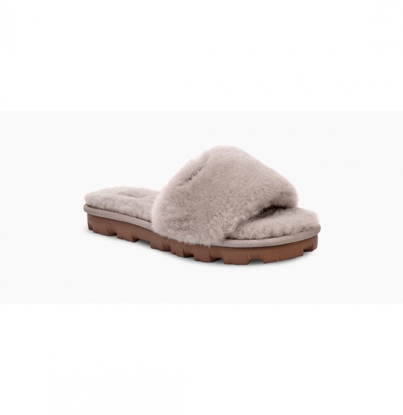 UGG Cozette Slapky Papuce Damske Siva Biele | SK-326GNLIHV