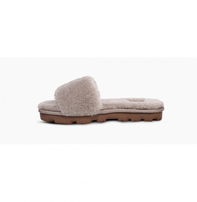 UGG Cozette Slapky Papuce Damske Siva Biele | SK-326GNLIHV