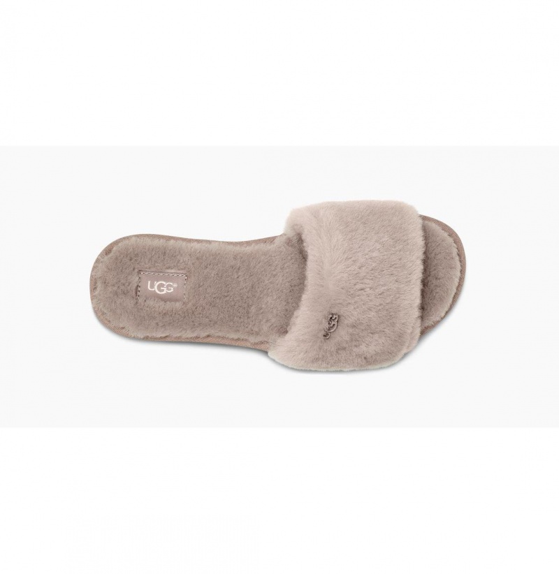 UGG Cozette Slapky Papuce Damske Siva Biele | SK-326GNLIHV