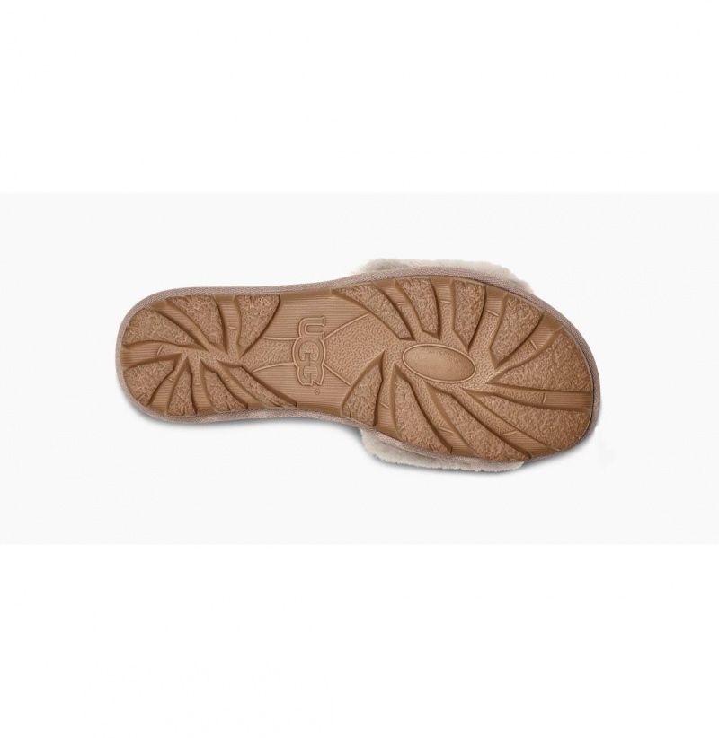 UGG Cozette Slapky Papuce Damske Siva Biele | SK-326GNLIHV