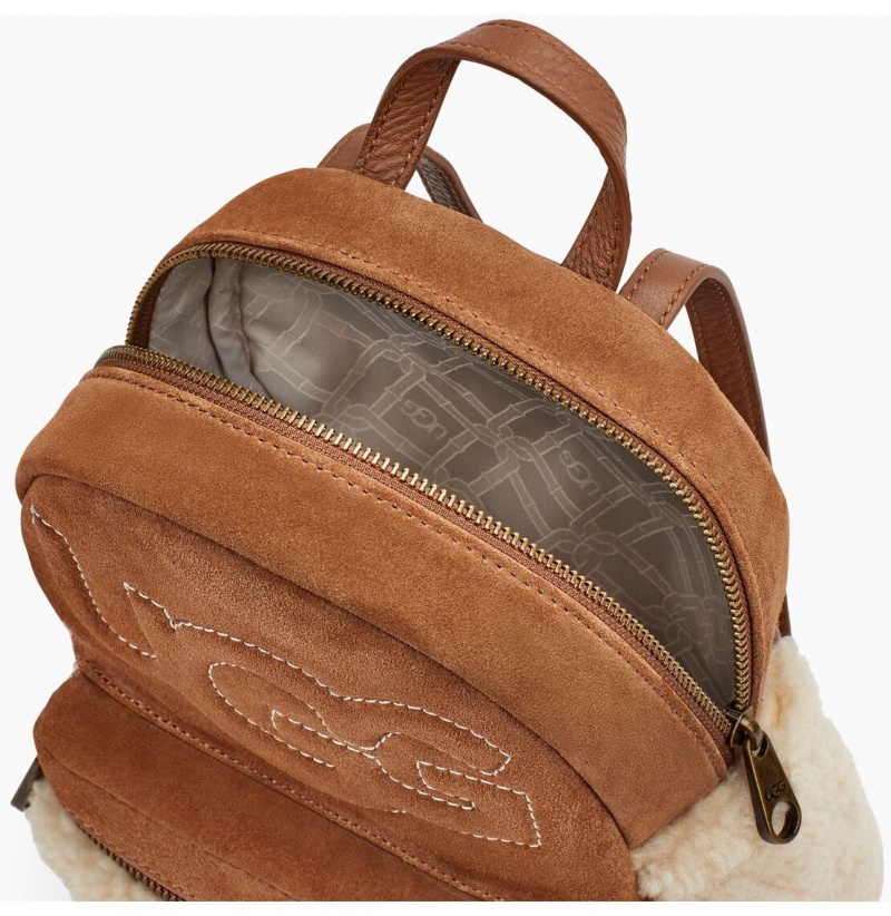 UGG Dannie II Mini Sheepskin Batohy Damske Hnede | SK-125RMAUJH
