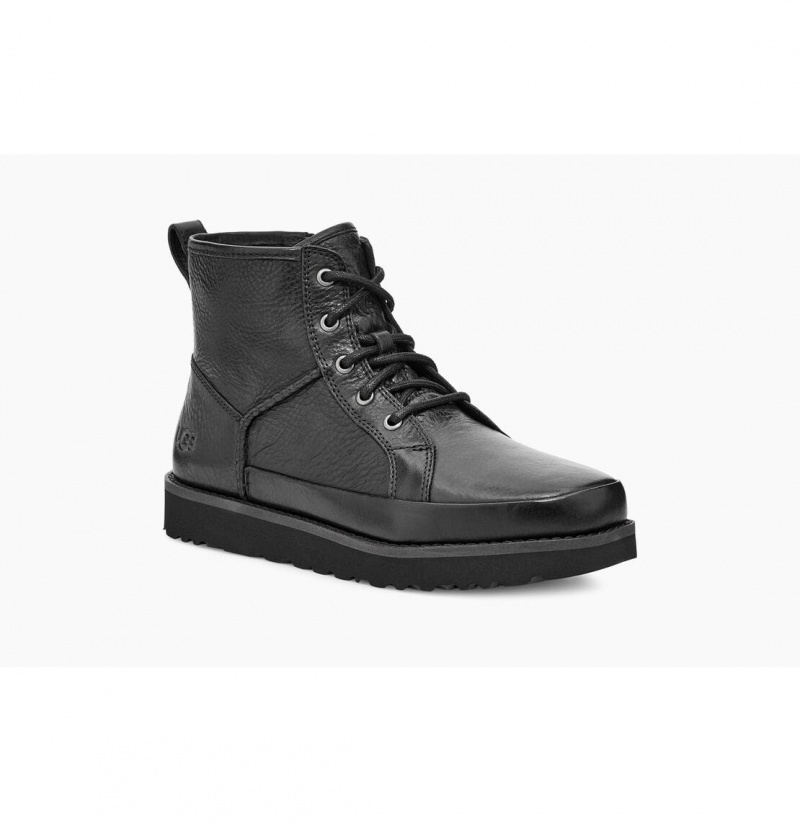 UGG Deconstructed Cipkovane Kozene Cizmy Damske Čierne | SK-463VLIRJQ