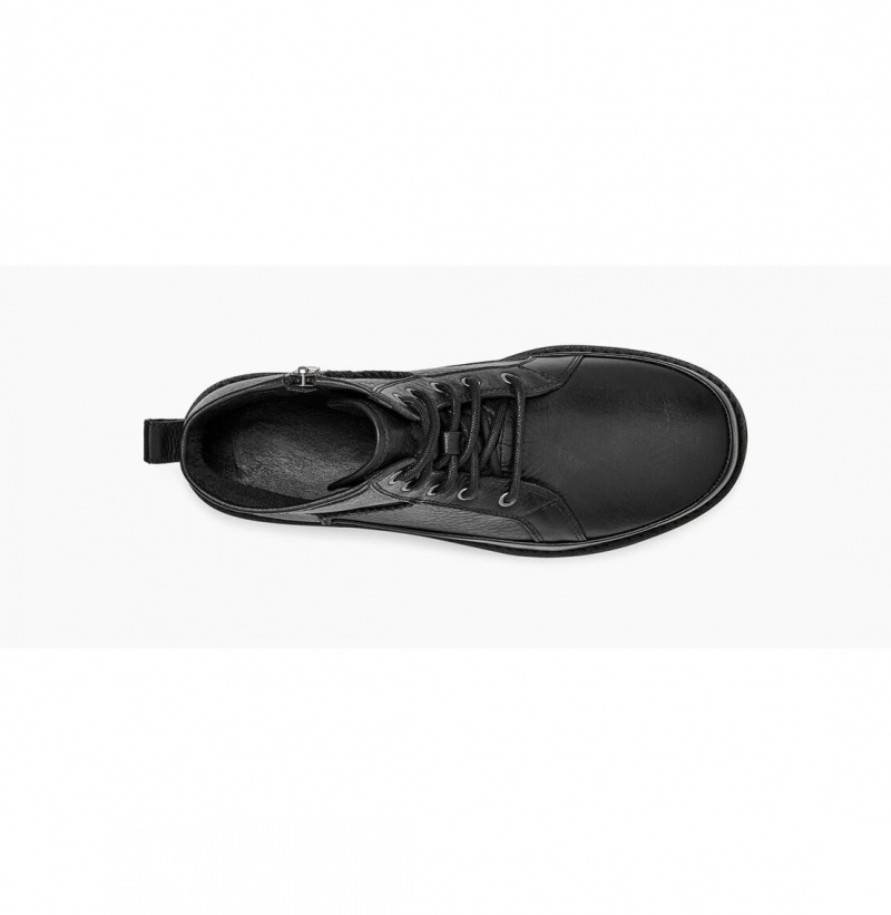 UGG Deconstructed Cipkovane Kozene Cizmy Damske Čierne | SK-463VLIRJQ