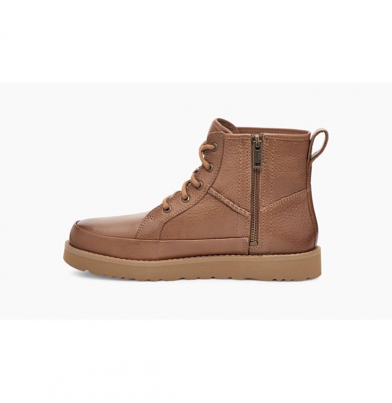UGG Deconstructed Cipkovane Kozene Cizmy Damske Hnede | SK-407OJAYMQ
